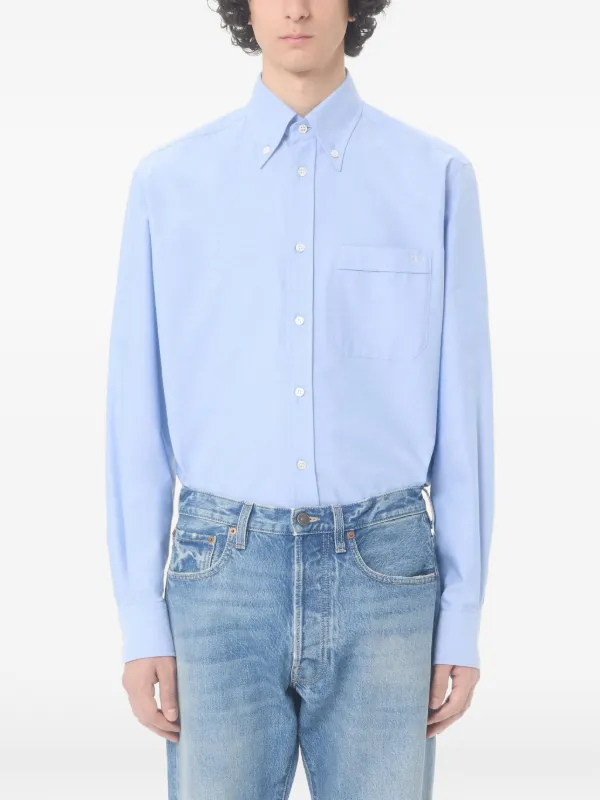 ヴァレンティノ♦︎コットンシャツ40 Valentino Garavani コットン シャツ | ブルー | FARFETCH JP
