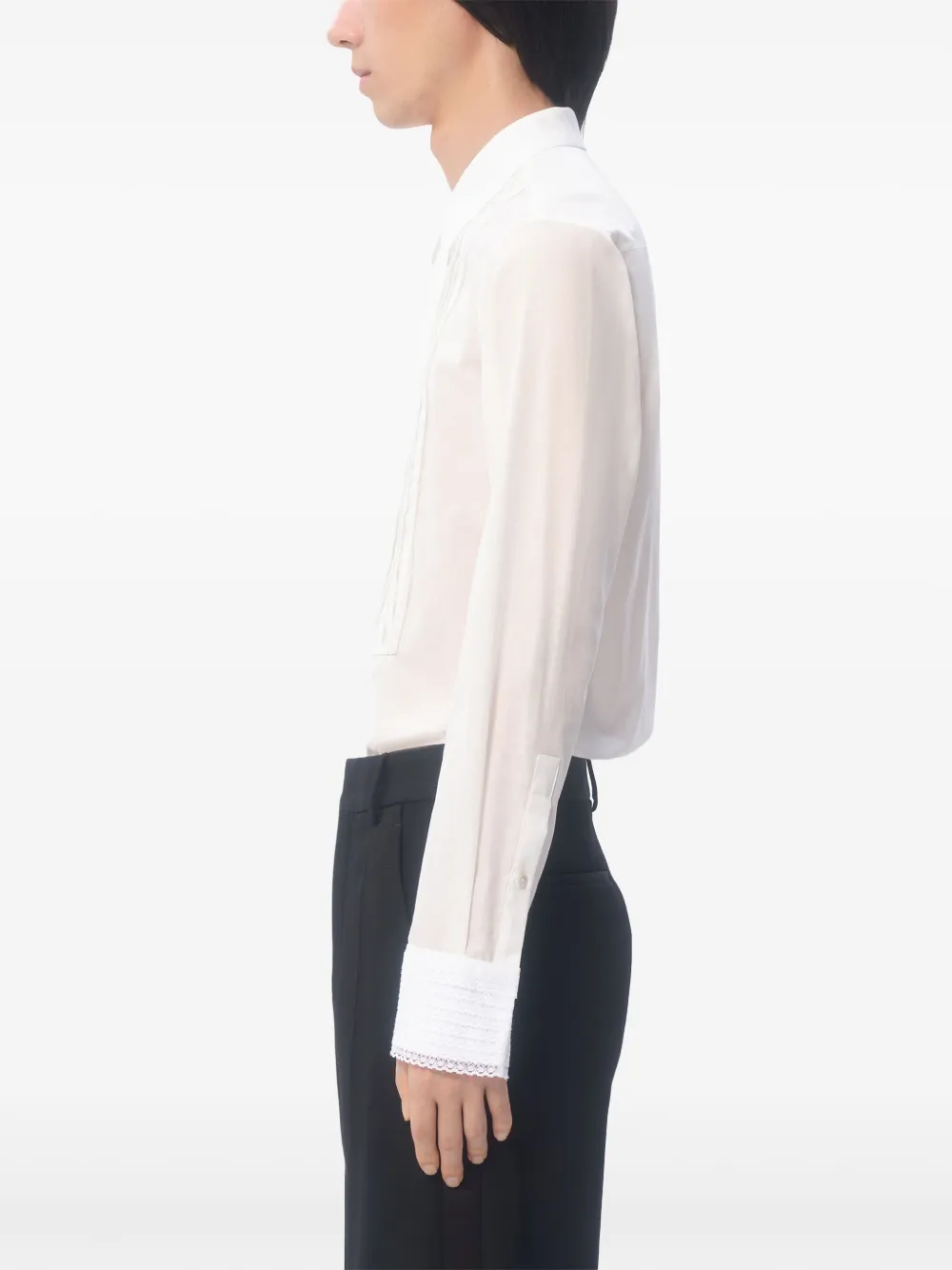 Valentino Garavani Katoenen mousseline overhemd Wit