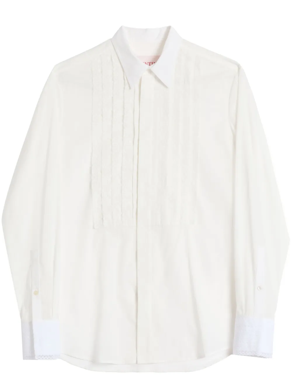 Valentino Garavani Katoenen mousseline overhemd Wit