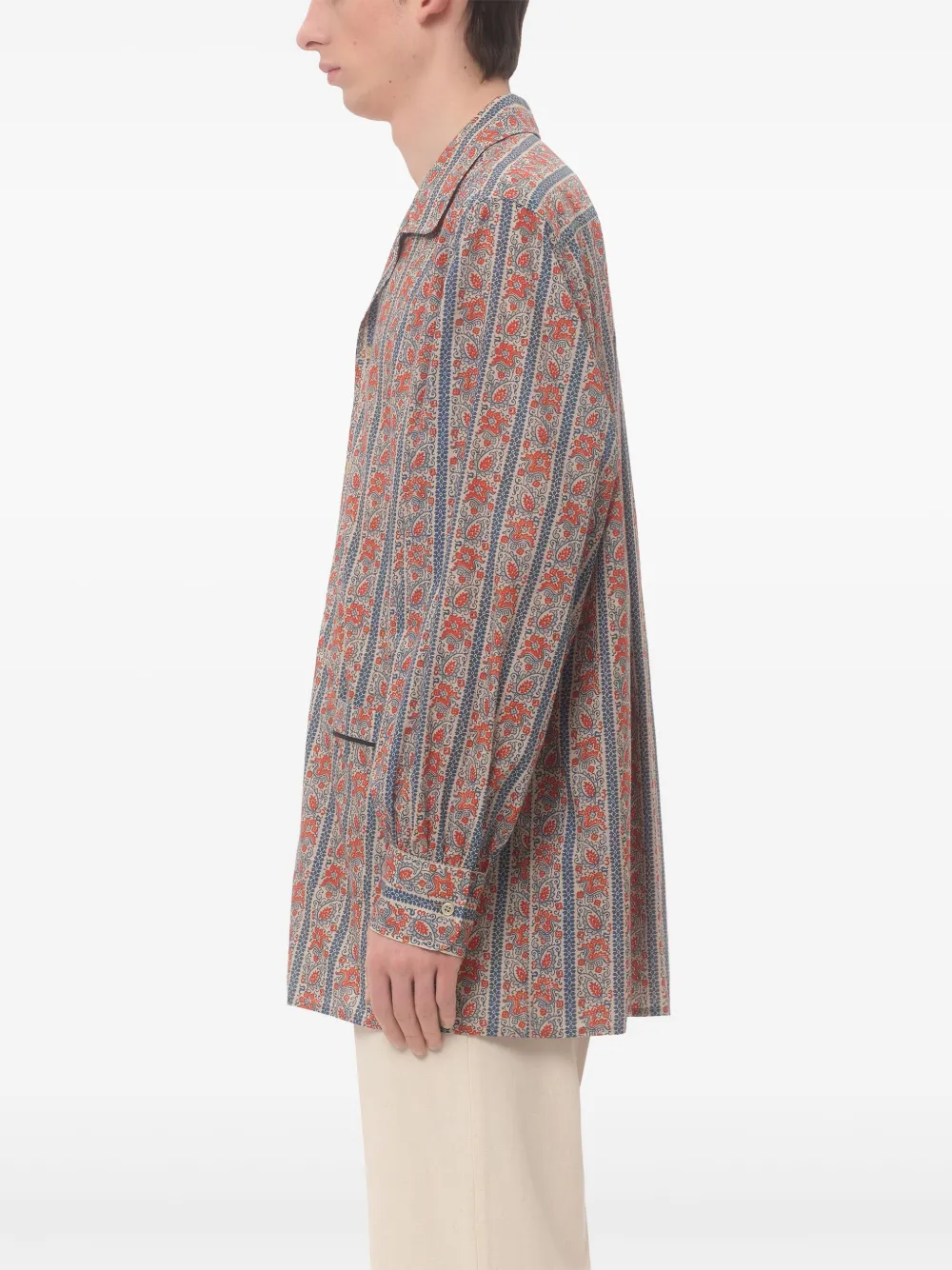 Valentino Garavani Voyage Imaginaire pyjamashirt Grijs