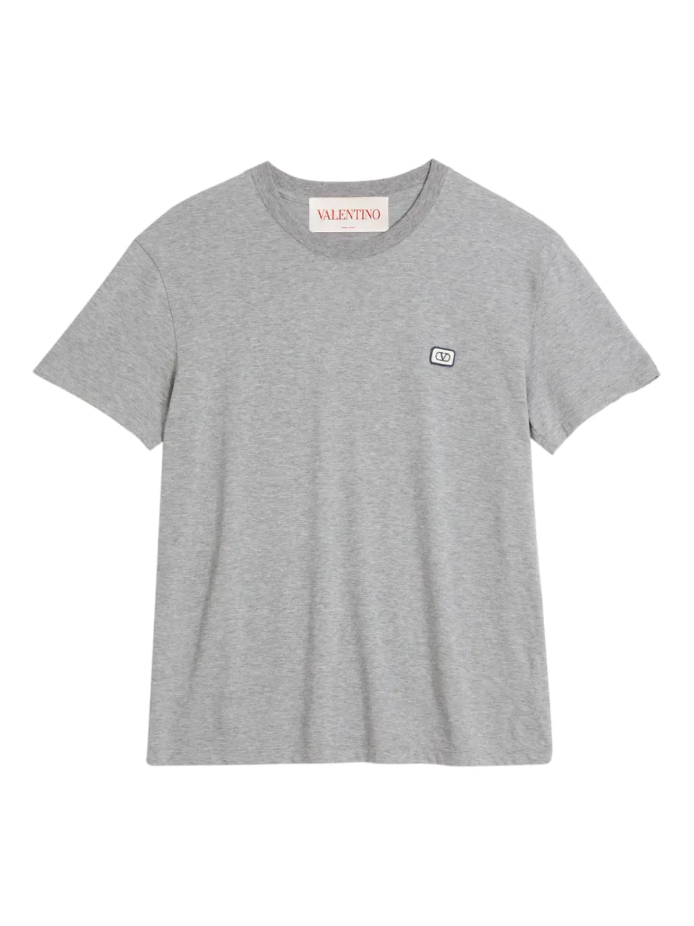 Valentino Garavani T-shirt met logopatch Grijs