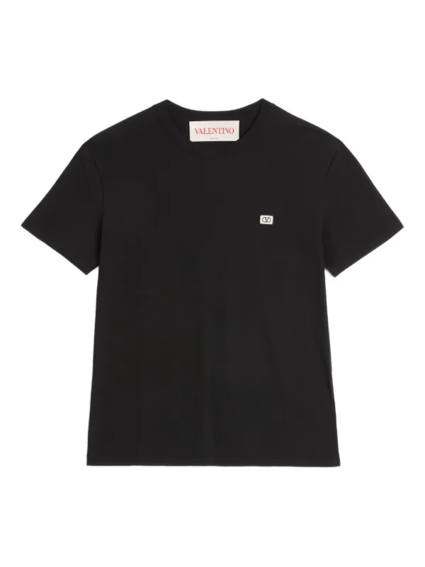 Valentino Garavani Vロゴ Tシャツ | ブラック | FARFETCH JP