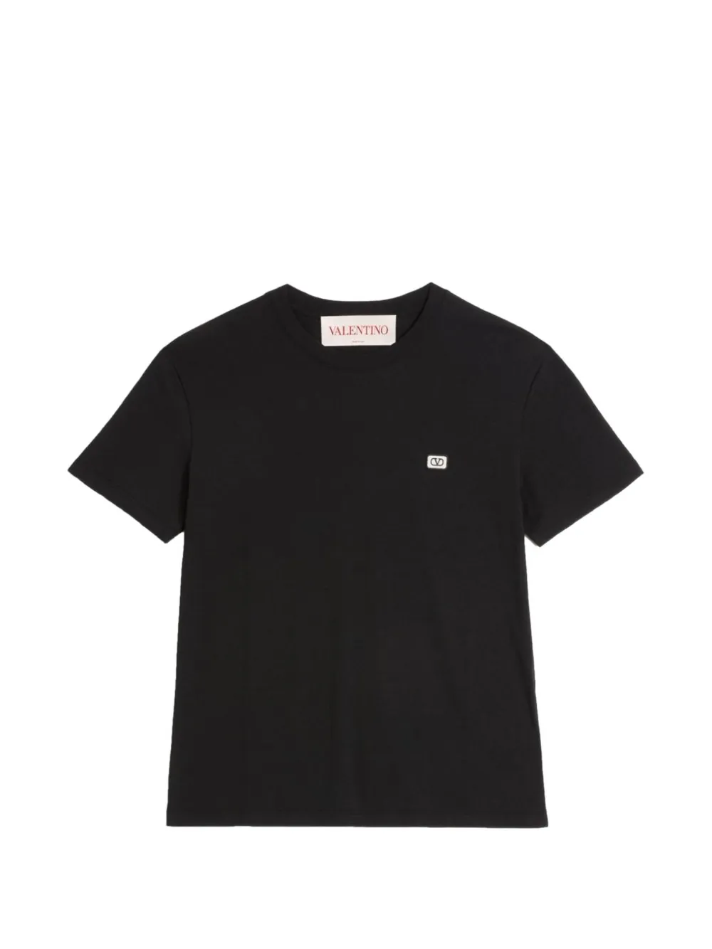 Valentino Garavani T-shirt met VLogo-patch Zwart
