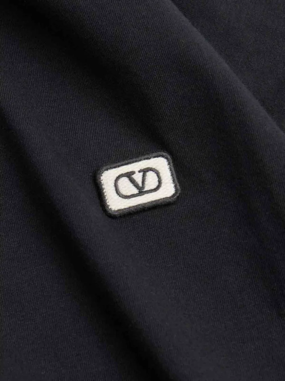 Valentino Garavani T-shirt met VLogo-patch Zwart