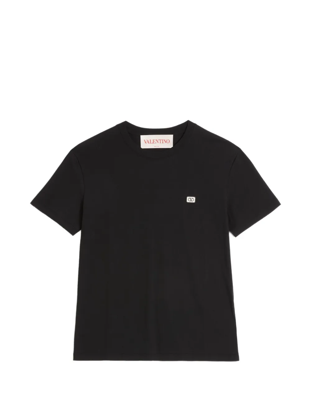 Valentino Garavani T-shirt met VLogo-patch Zwart