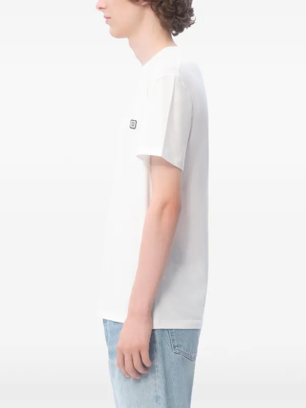 Valentino Garavani Vロゴ Tシャツ | ホワイト | FARFETCH JP