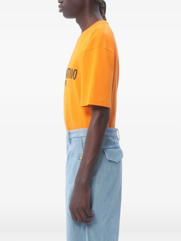 Valentino Garavani シェ プリントTシャツ | オレンジ | FARFETCH JP
