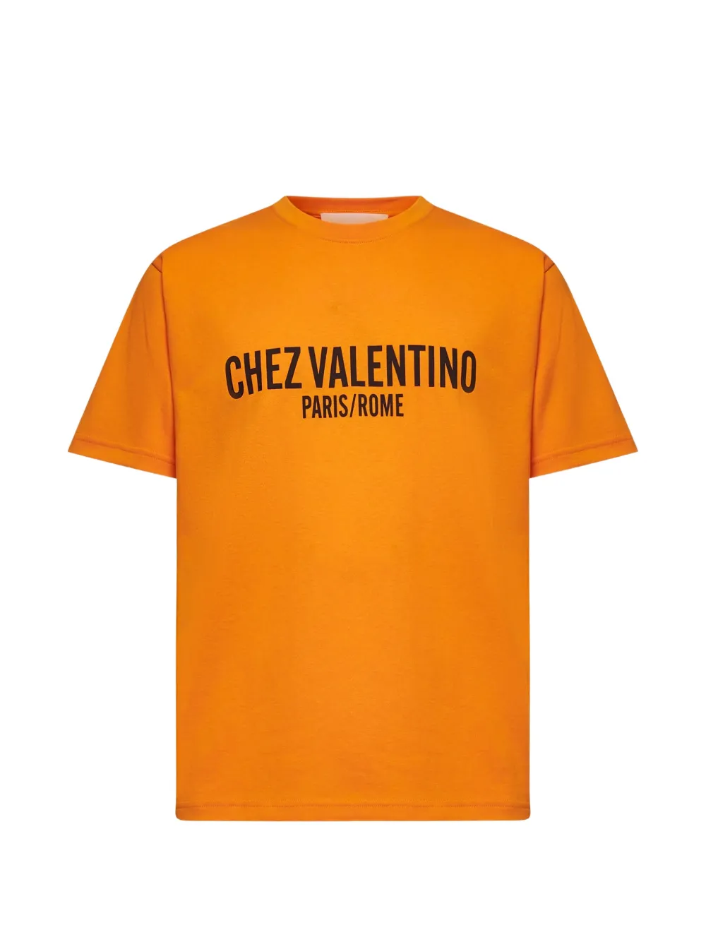 Valentino Garavani logo-print cotton t-shirt - Arancione