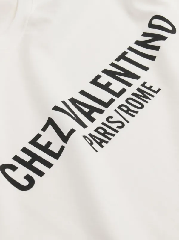 Valentino Garavani Chez Valentino-print T-shirt | White | FARFETCH AO