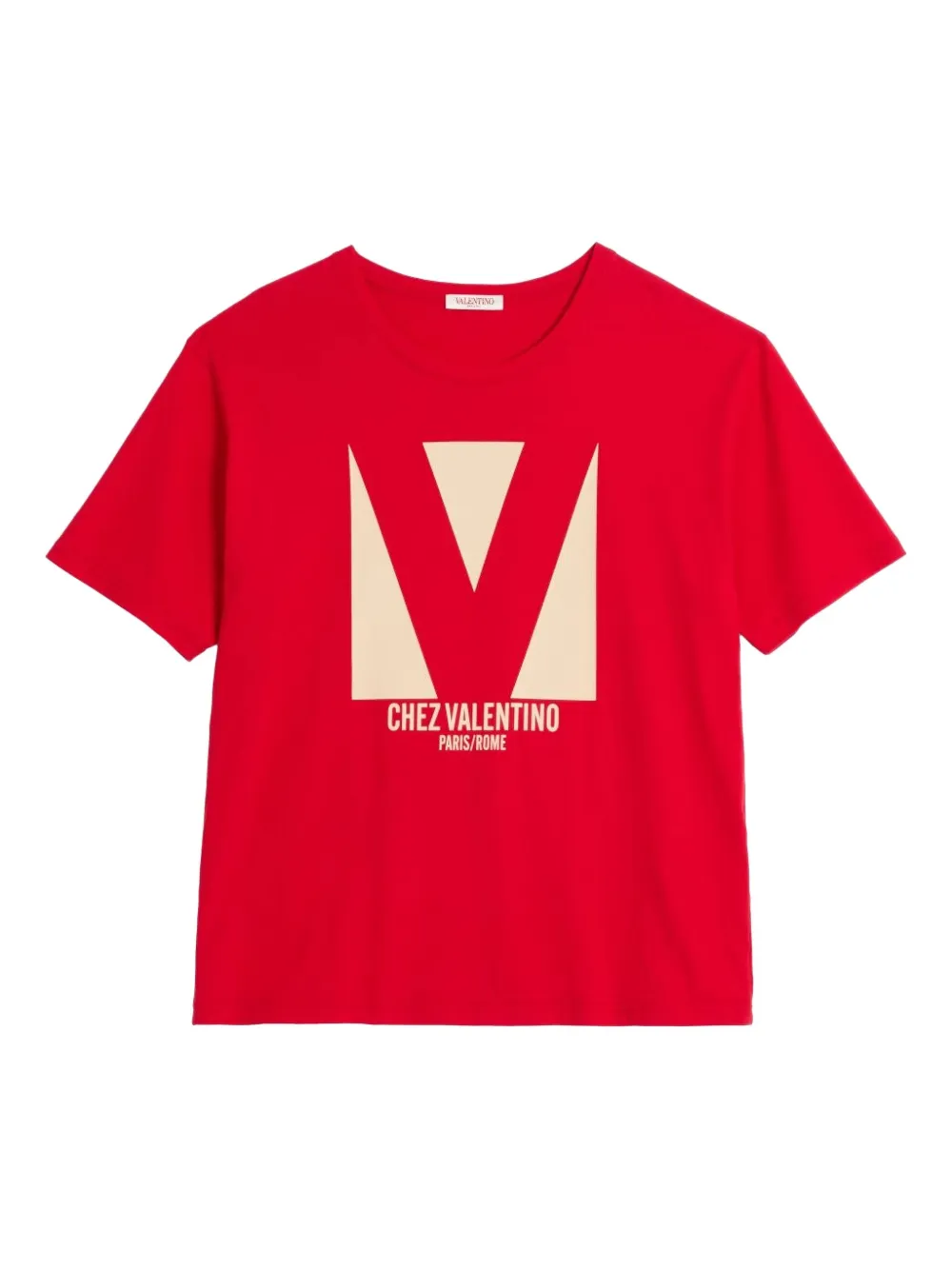 Valentino Garavani Chez プリントTシャツ - レッド Valentino Garavani Chez プリントTシャツ - レッド