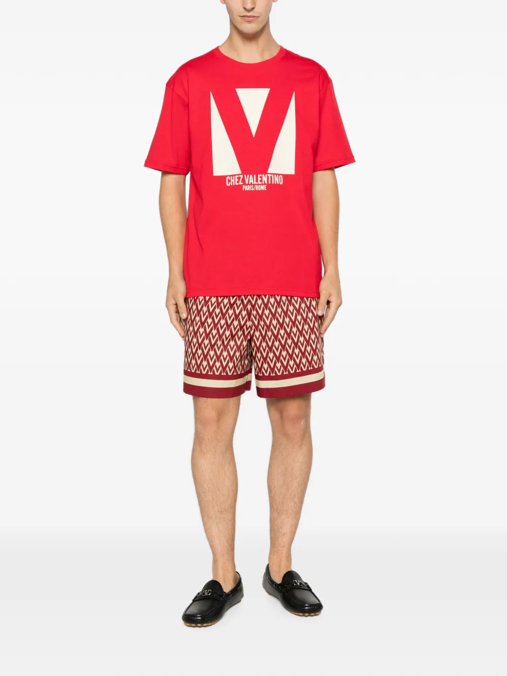 Valentino Garavani Chez Valentino short-sleeved T-shirt | Red