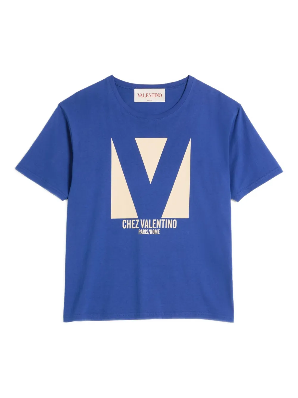 Valentino Garavani Chez-print T-shirt | Blue | Image 1