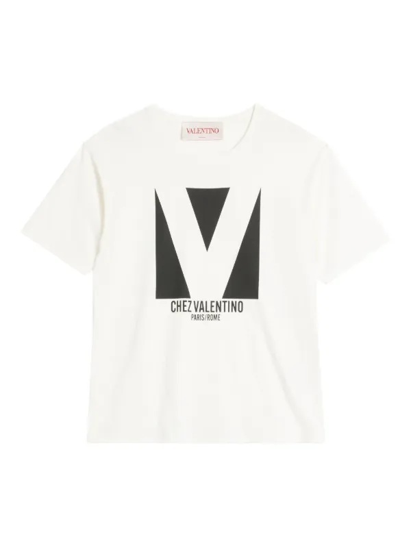 Valentino Garavani グラフィック Tシャツ | ニュートラル | FARFETCH JP