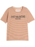 Valentino Garavani striped T-shirt - Orange