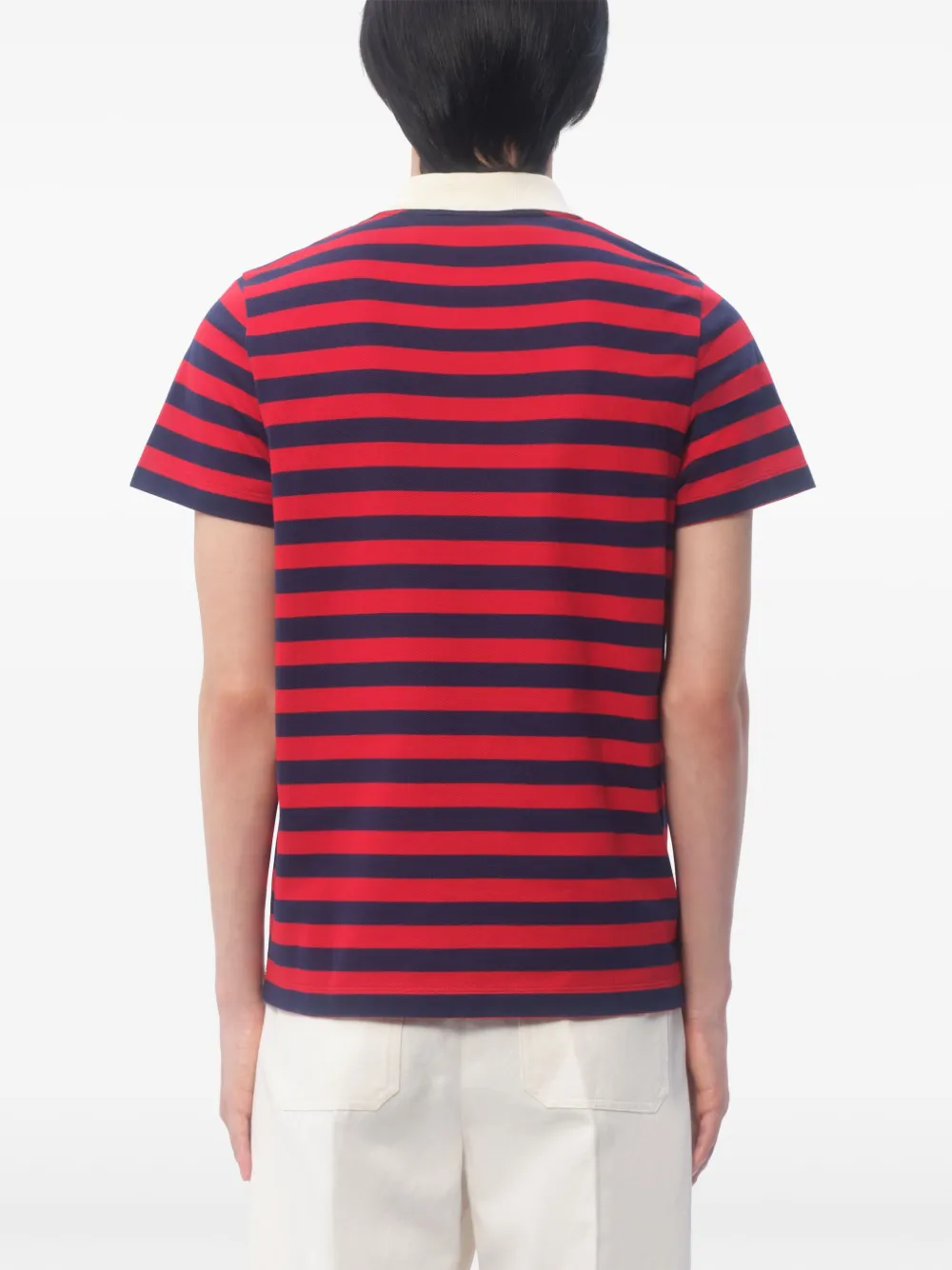 Valentino Garavani Gestreept poloshirt Rood