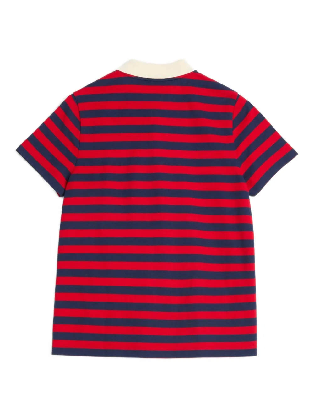 Valentino Garavani ストライプ ポロシャツ - レッド Valentino Garavani ストライプ ポロシャツ - レッド