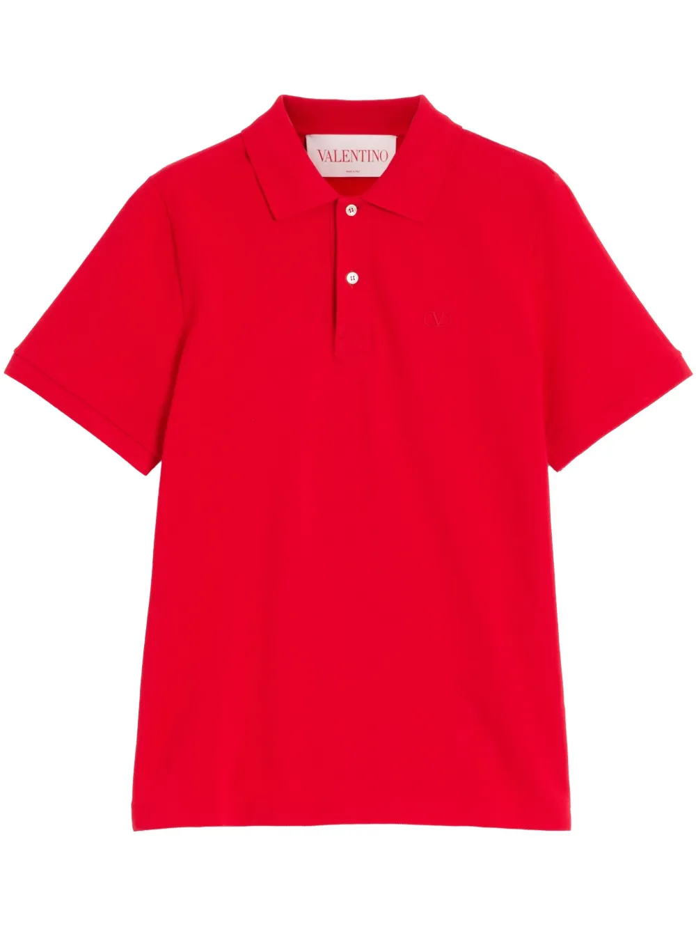 VALENTINO VLOGO-EMBROIDERED POLO SHIRT