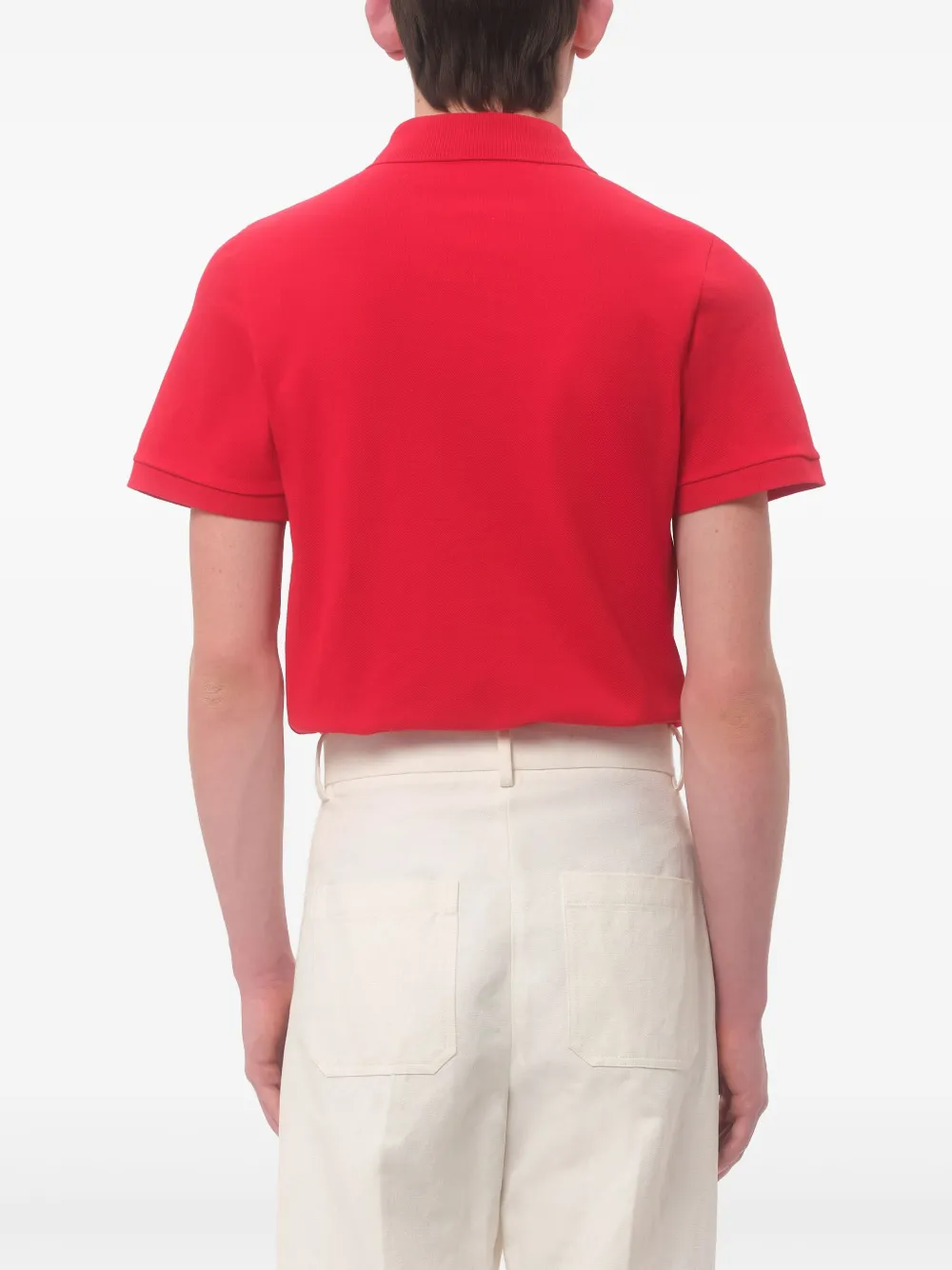 Valentino Garavani Poloshirt met geborduurd VLogo Rood