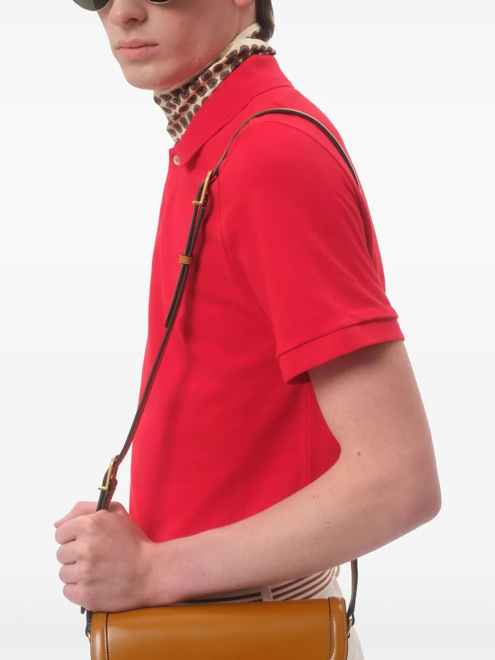 Valentino Garavani Poloshirt met geborduurd VLogo Rood