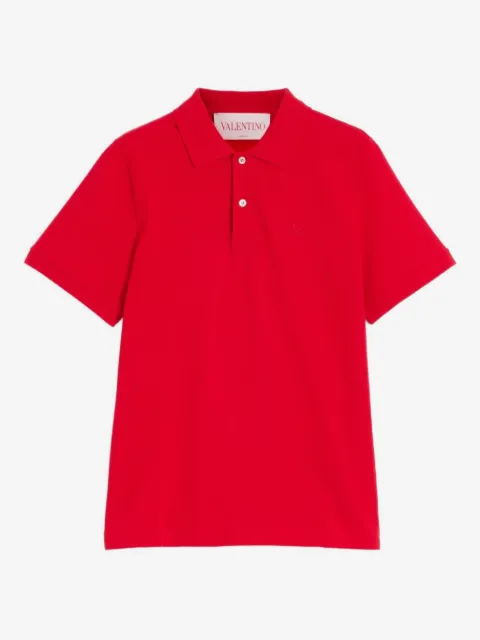 Valentino Garavani Poloshirt mit VLogo-Stickerei