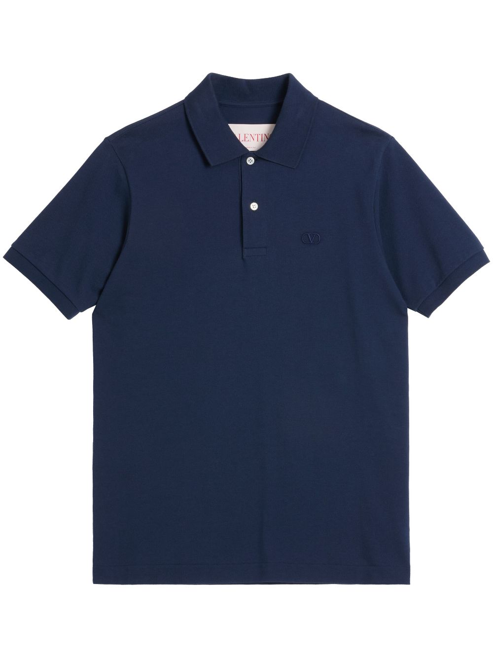 Valentino Garavani VLogo Signature cotton polo shirt - Blue