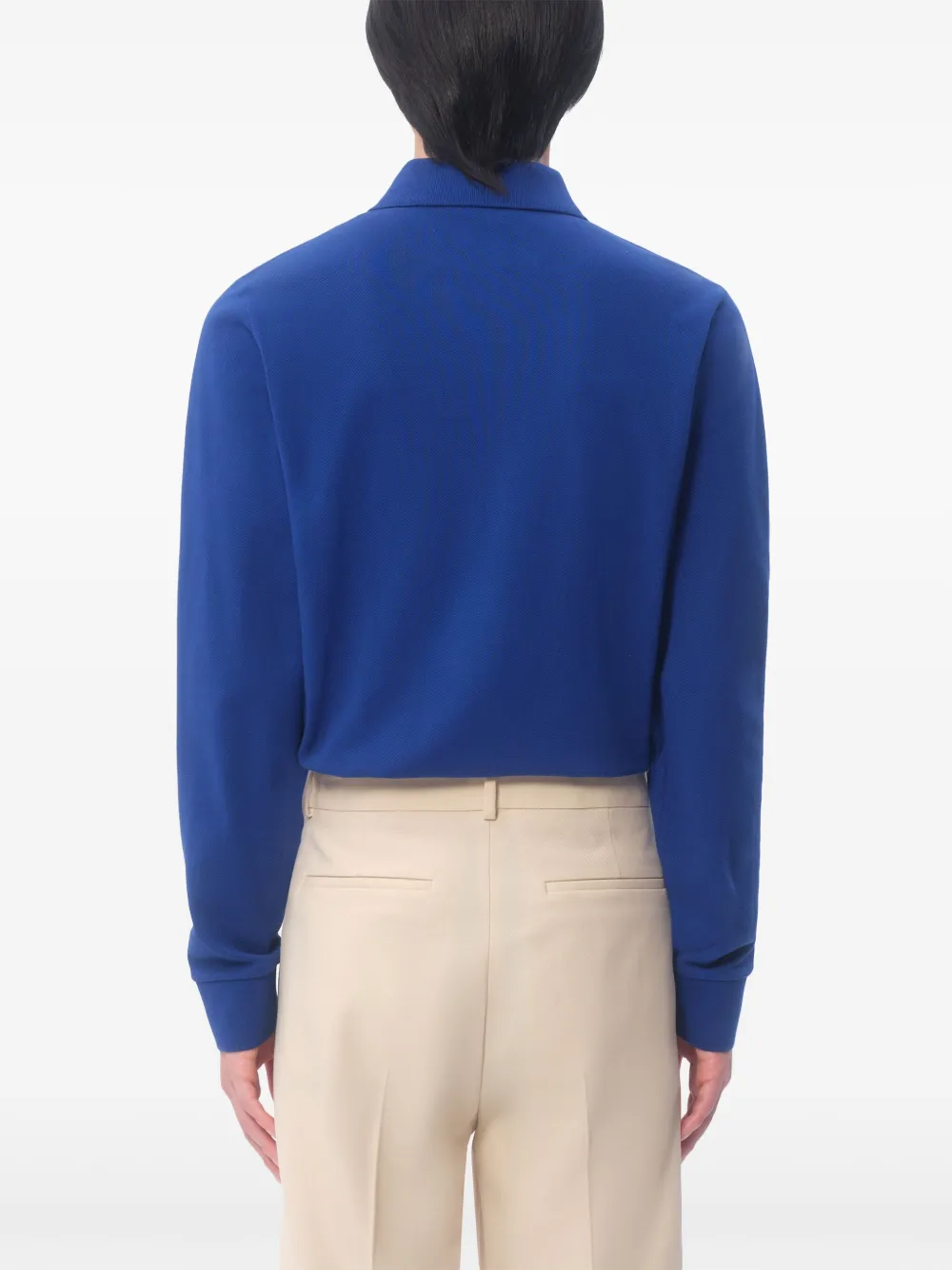 Valentino Garavani Poloshirt met geborduurd VLogo Blauw