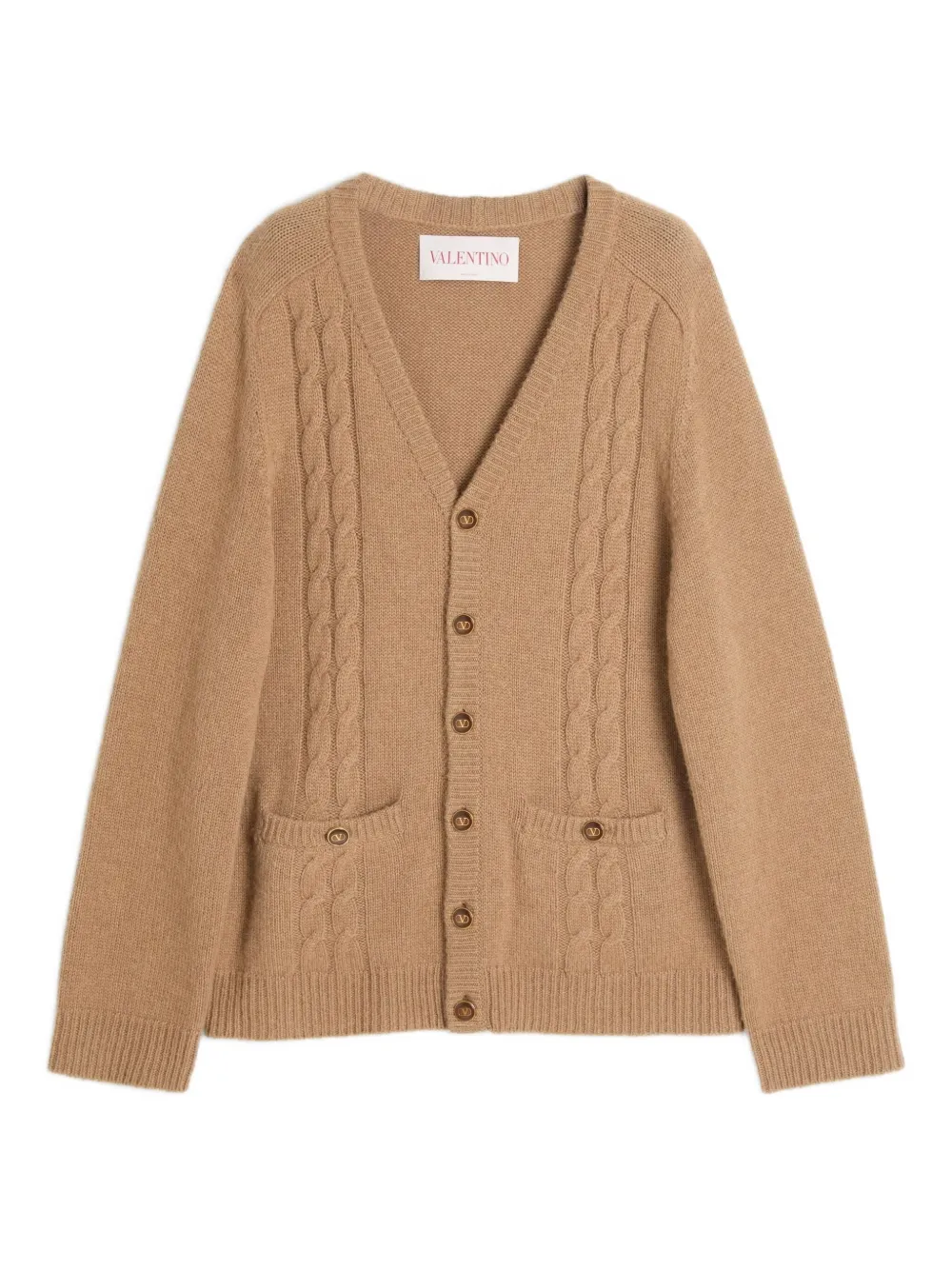 Valentino Garavani Cardigan con scollo a V - Toni neutri
