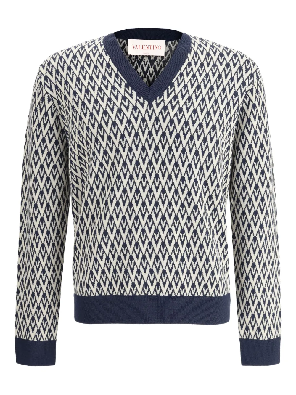 Valentino Garavani Toute La V wool sweater | Blue | Image 1