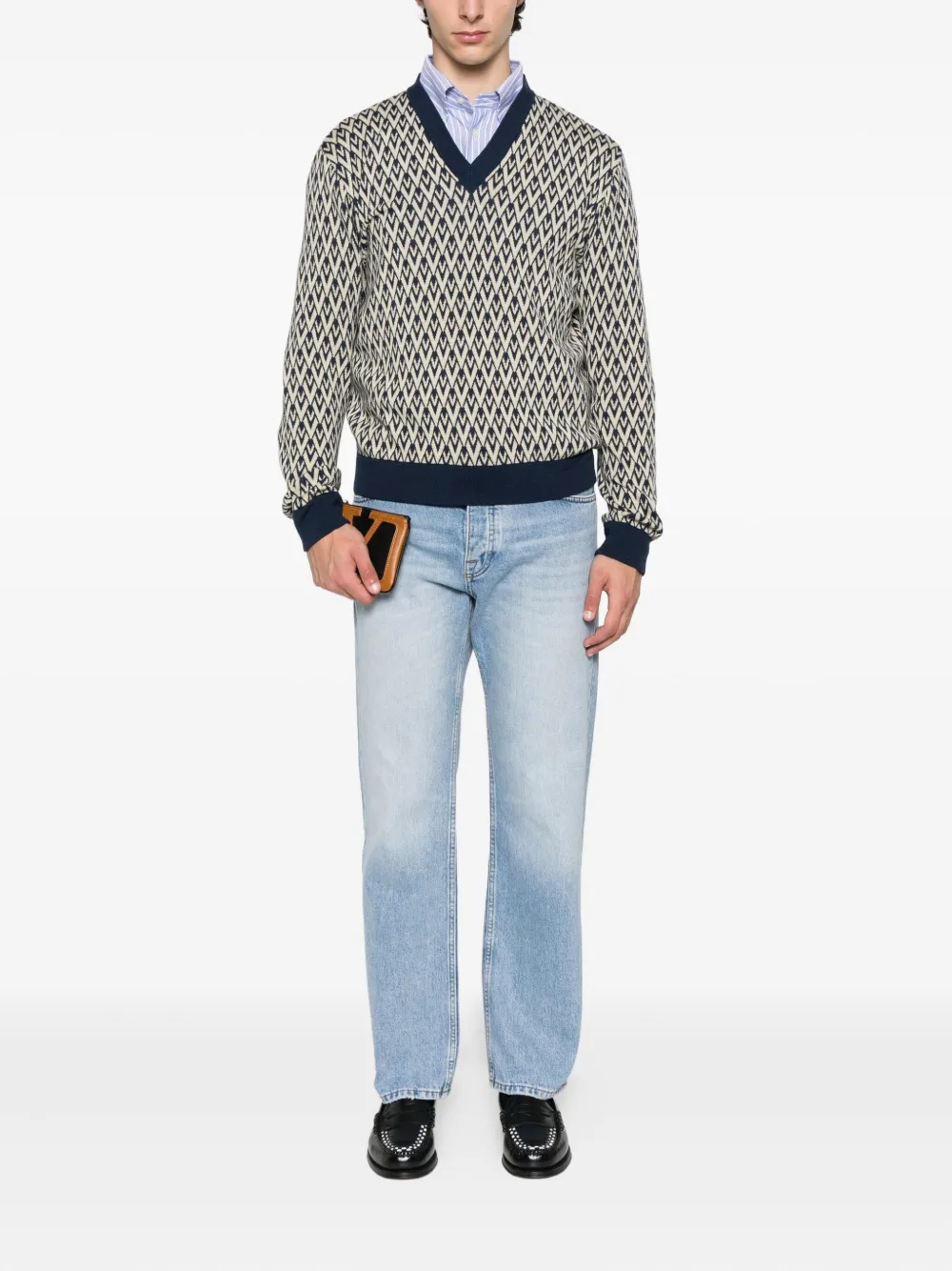 Valentino Garavani Toute La V wool sweater | Knitted Sweaters | Image 2