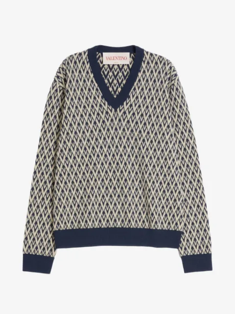 Valentino Garavani pull Toute La V en laine