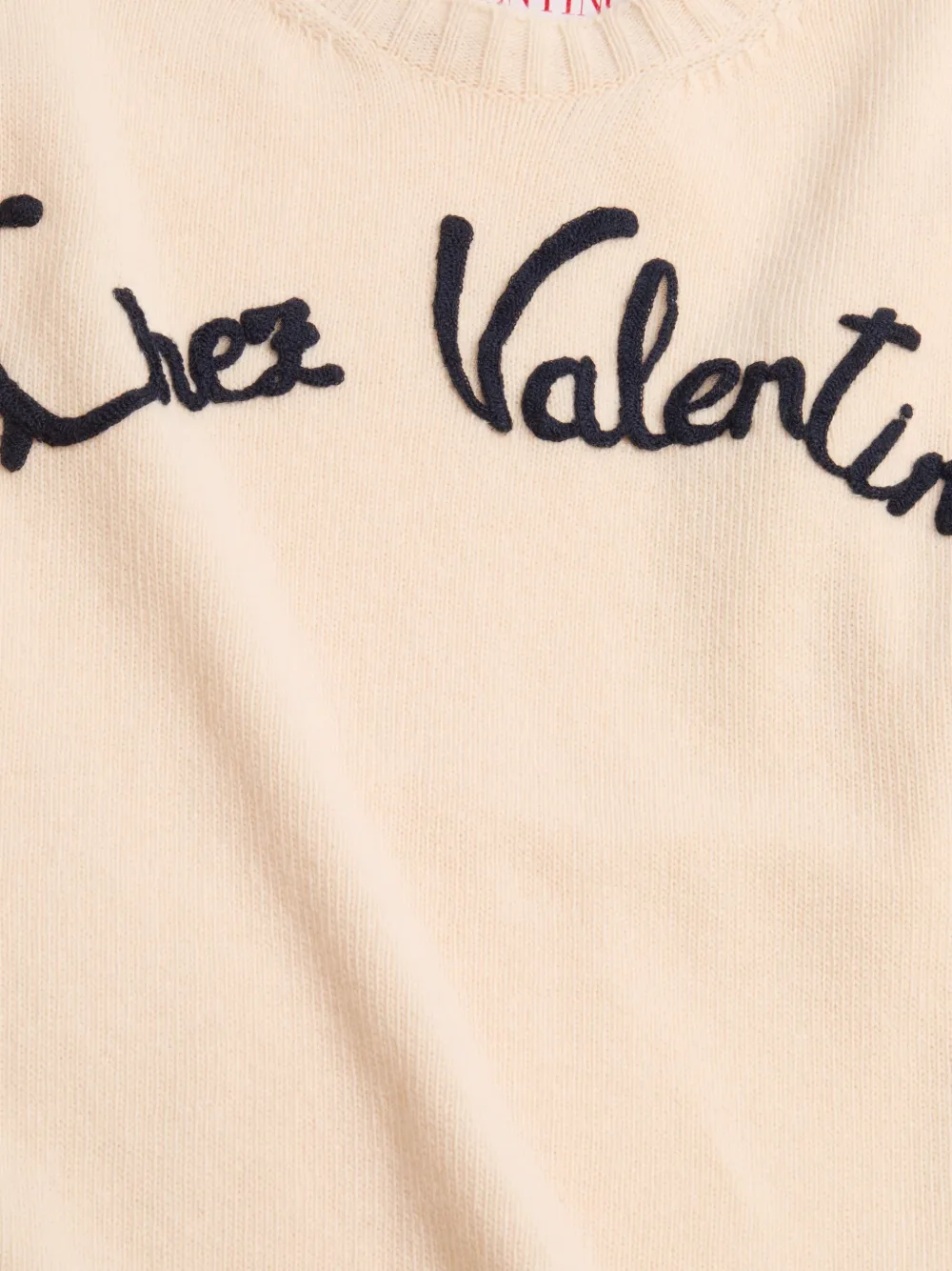  Valentino Garavani Embroidered Sweater - Neutrals 