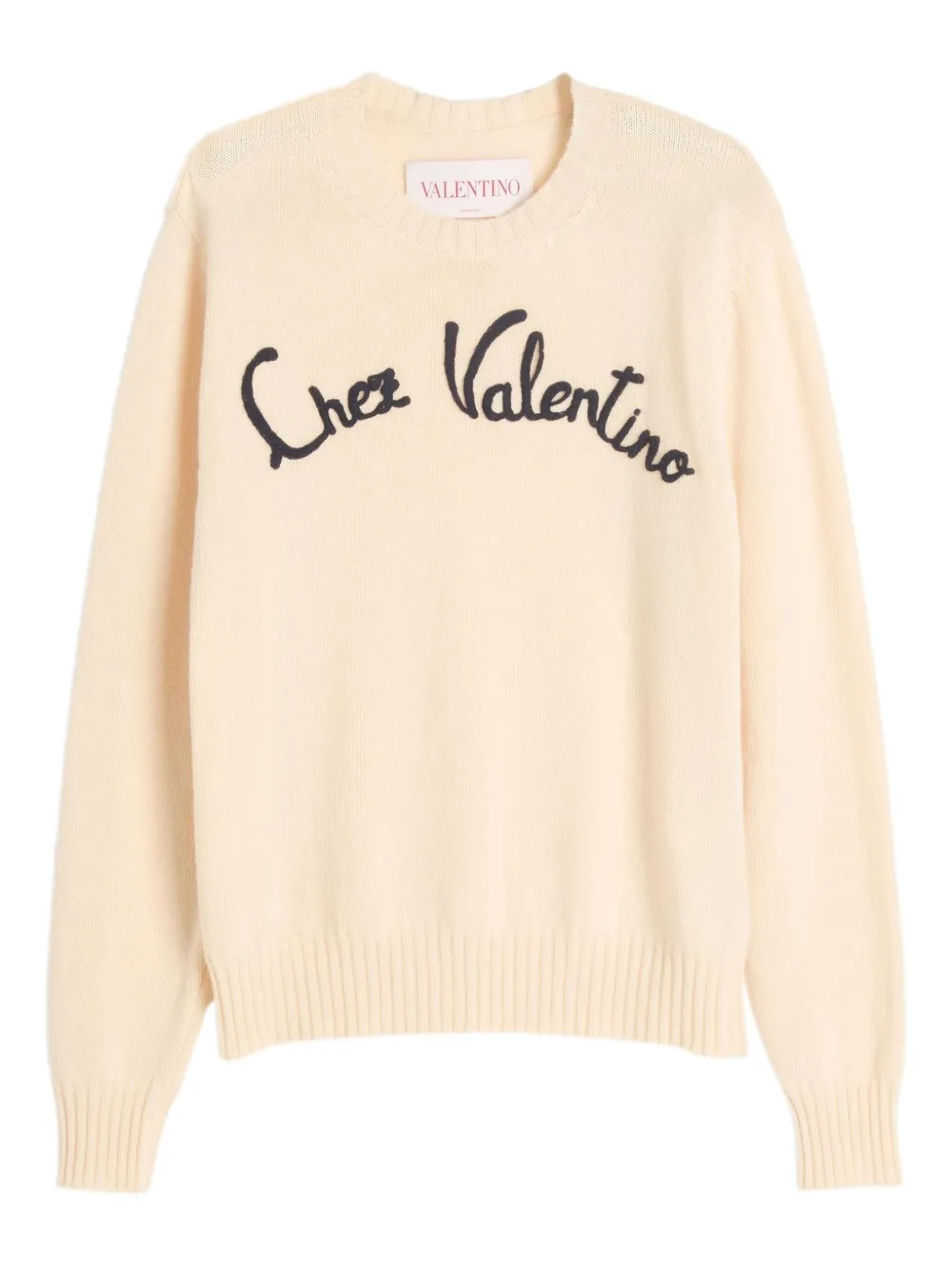 Valentino Garavani エンブロイダリー セーター - ニュートラル Valentino Garavani エンブロイダリー セーター - ニュートラル