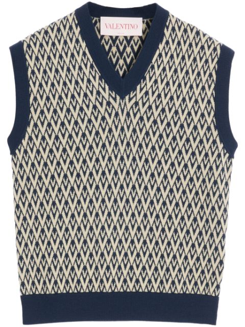 Valentino Garavani jacquard vest