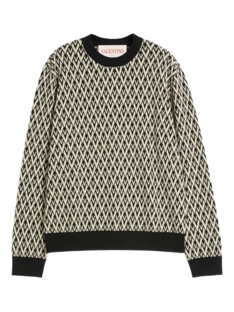 Valentino Garavani Toute La V jacquard sweater