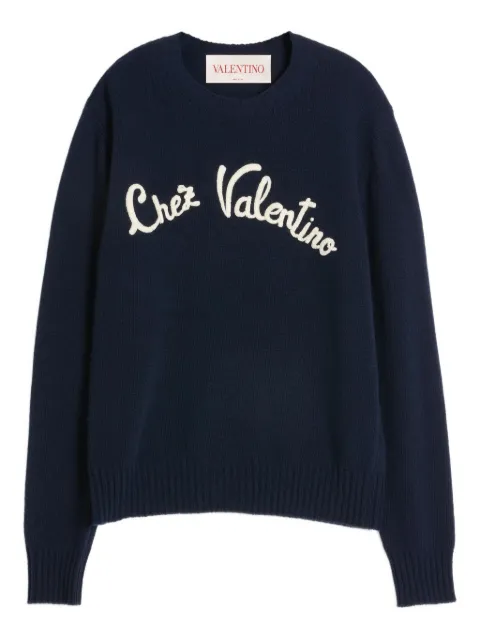 Valentino Garavani Chez-embroidered sweater