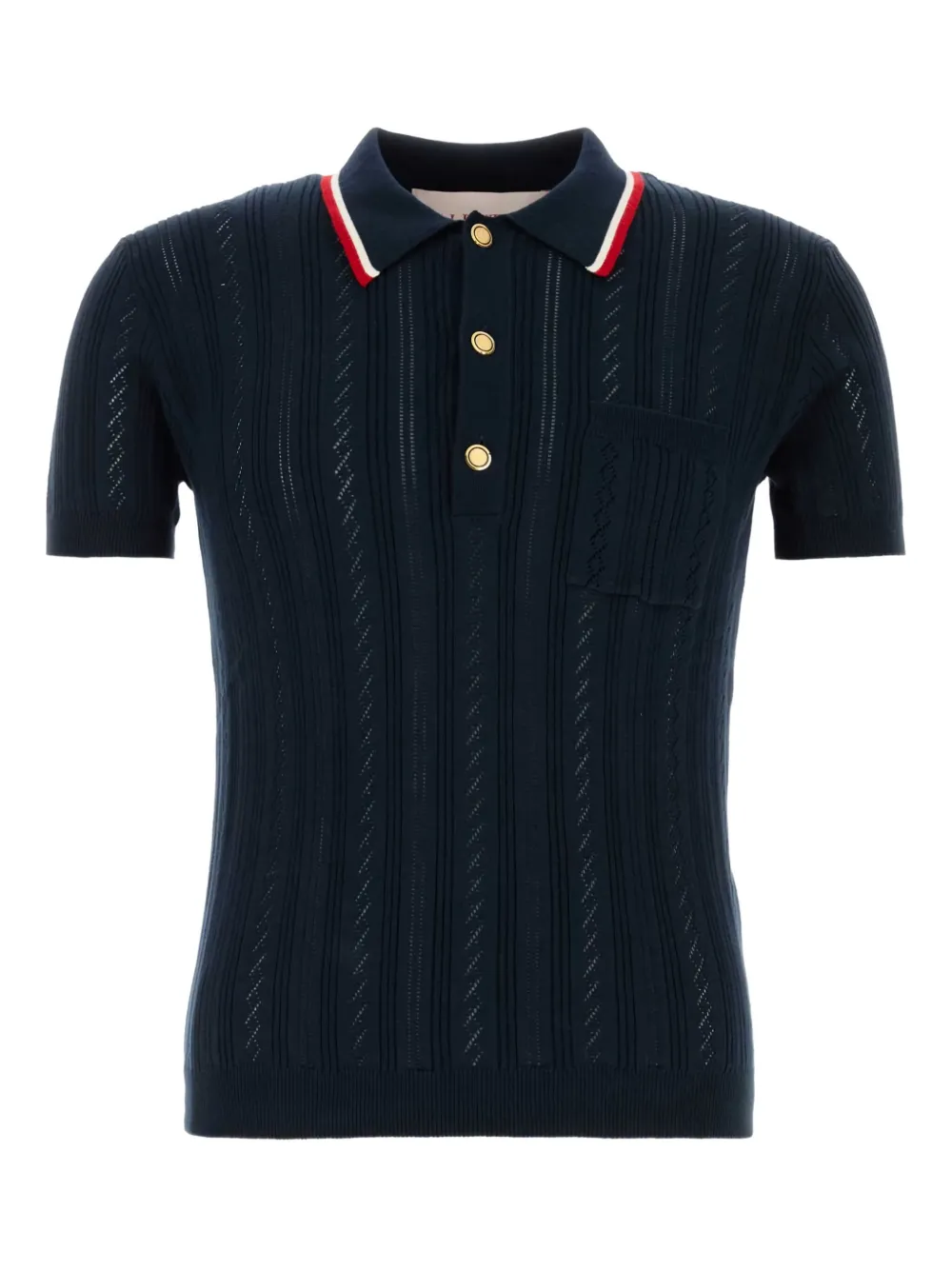 Valentino Garavani Katoenen poloshirt Blauw
