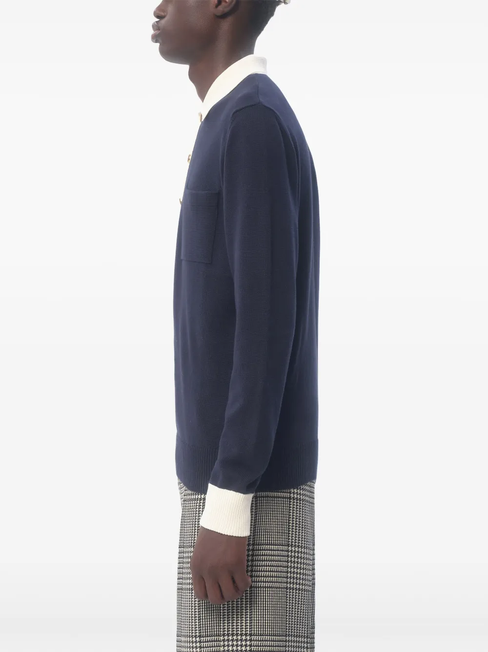 Valentino Garavani Katoenen poloshirt Blauw