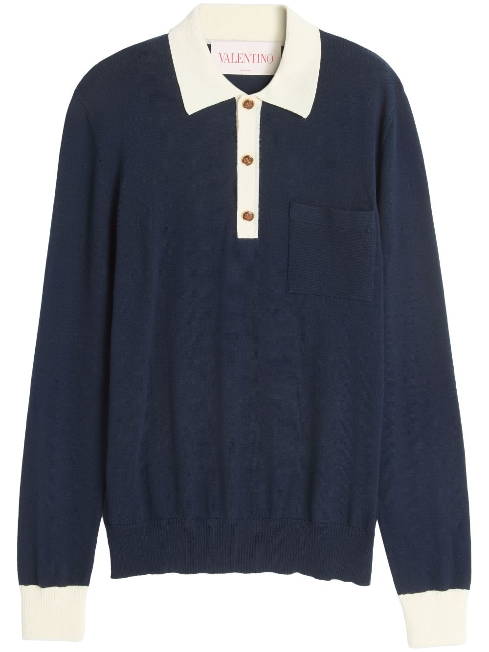 Valentino Garavani cotton polo shirt - Blue