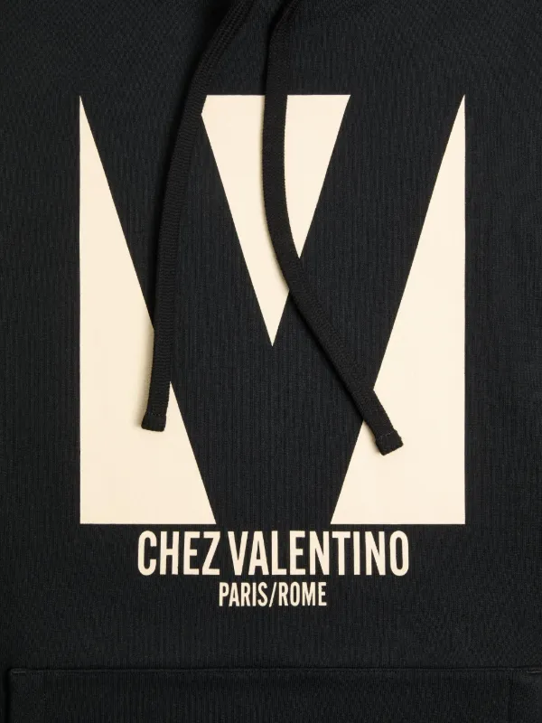 最終値下げ！Valentino グラフィックプリント パーカー ヴァレンティノ VALENTINO メンズ トップス パーカー フーディー ロゴ