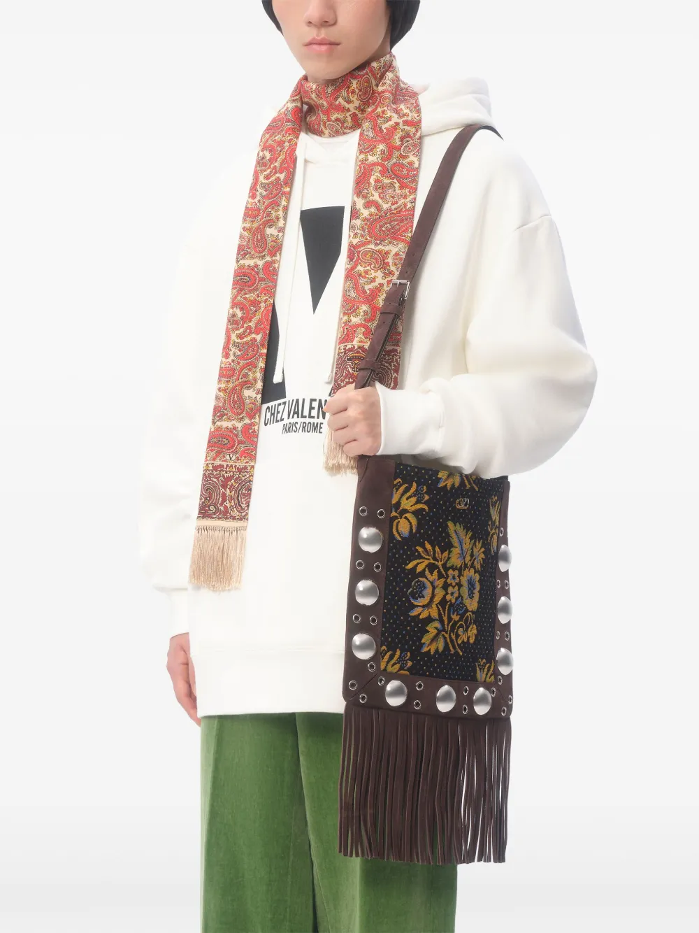 VALENTINO ホワイト パーカー Valentino Garavani シェ パーカー | ホワイト | FARFETCH JP