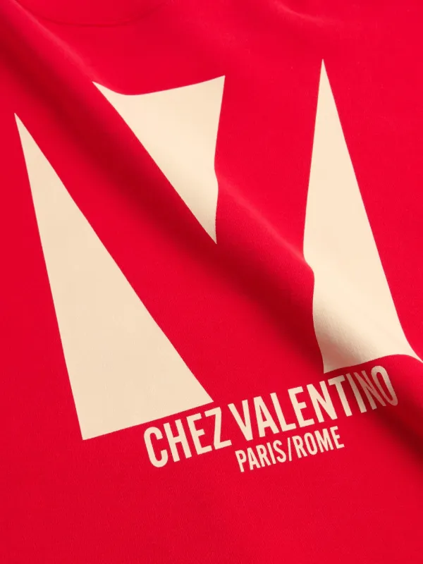 Valentino Garavani crew-neck Sweatshirt | Red | FARFETCH ID