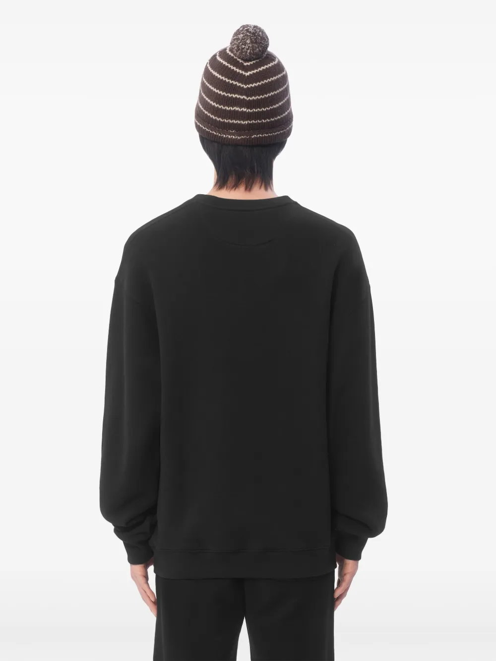 Valentino Garavani Sweater met logopatch Zwart