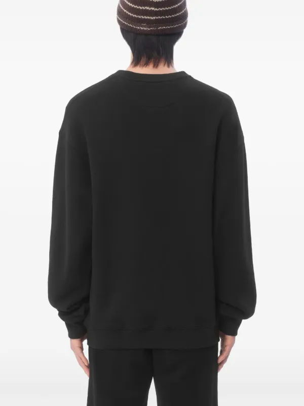 【VALENTINO】Chez Valentino Sweatshirt ブラック Valentino Garavani Chez-patch Sweatshirt | Black | FARFETCH JO