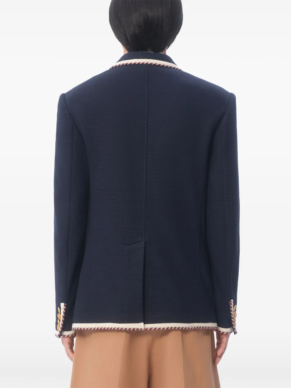 Valentino Garavani Blazer met enkele rij knopen Blauw