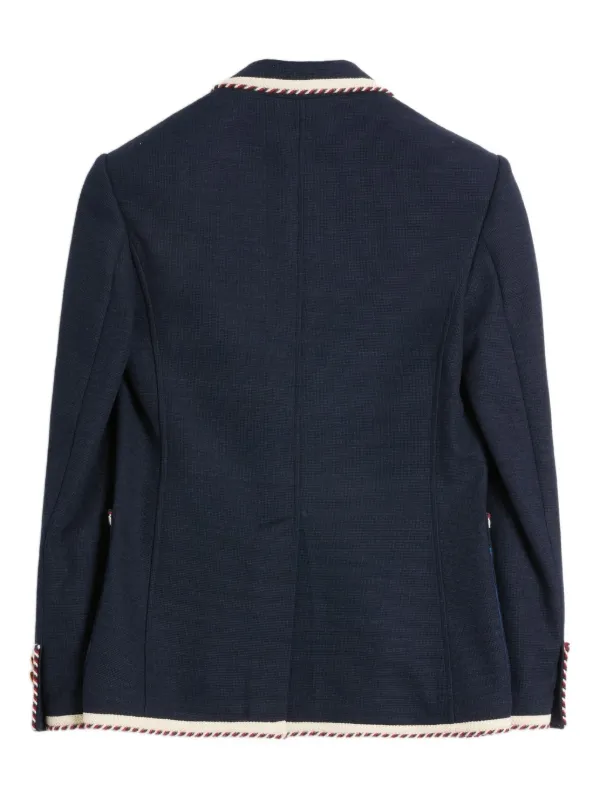 Valentino Garavani シングルジャケット | ブルー | FARFETCH JP