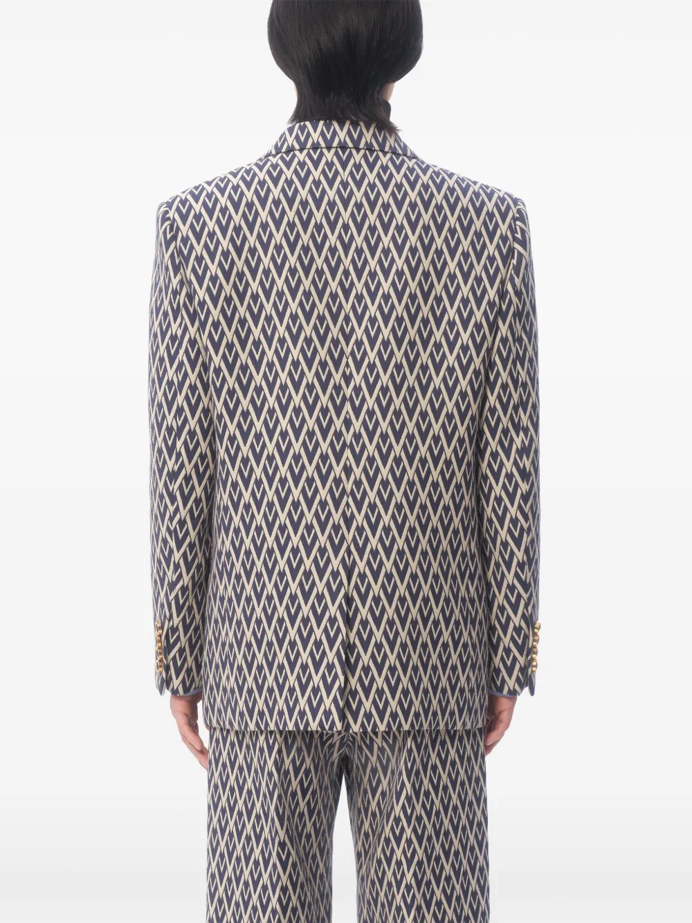 Valentino Garavani Blazer met dubbele rij knopen Wit