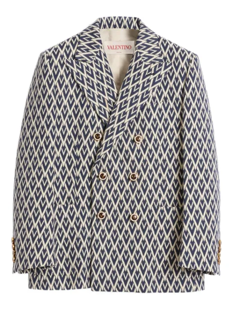 Valentino Garavani Toute La V double-breasted blazer