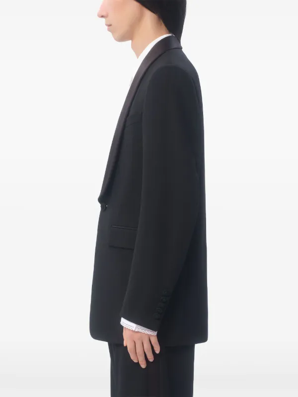 【関税＆送料込み】Valentino Garavani Plain Wool Tuxedo Valentino Garavani Wool Tuxedo Jacket | Black | FARFETCH BH