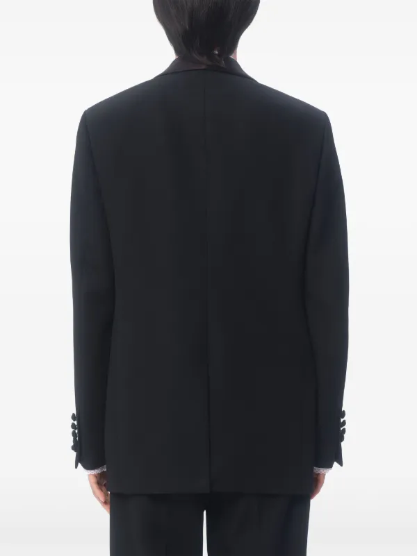 【関税&送料込み】Valentino Garavani Plain Wool Tuxedo Valentino Garavani Wool Tuxedo Jacket | Black | FARFETCH BH