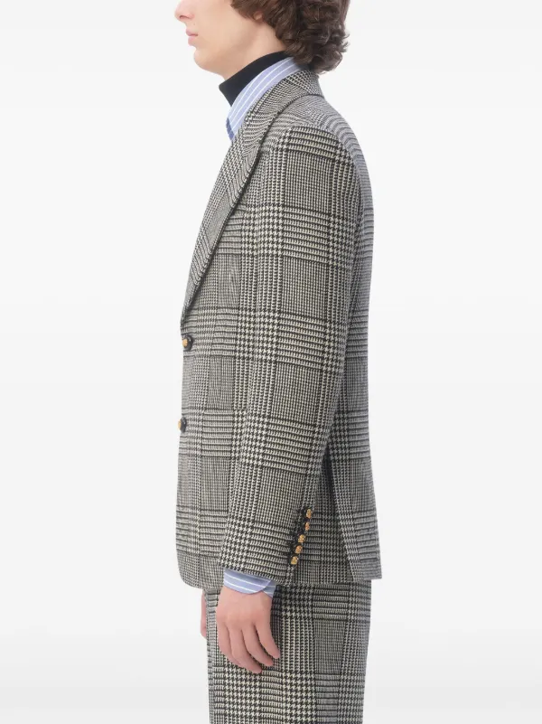 VALENTINO直営店 ライト ハウンドトゥース・ジャケット Valentino Garavani ハウンドトゥース シングルジャケット